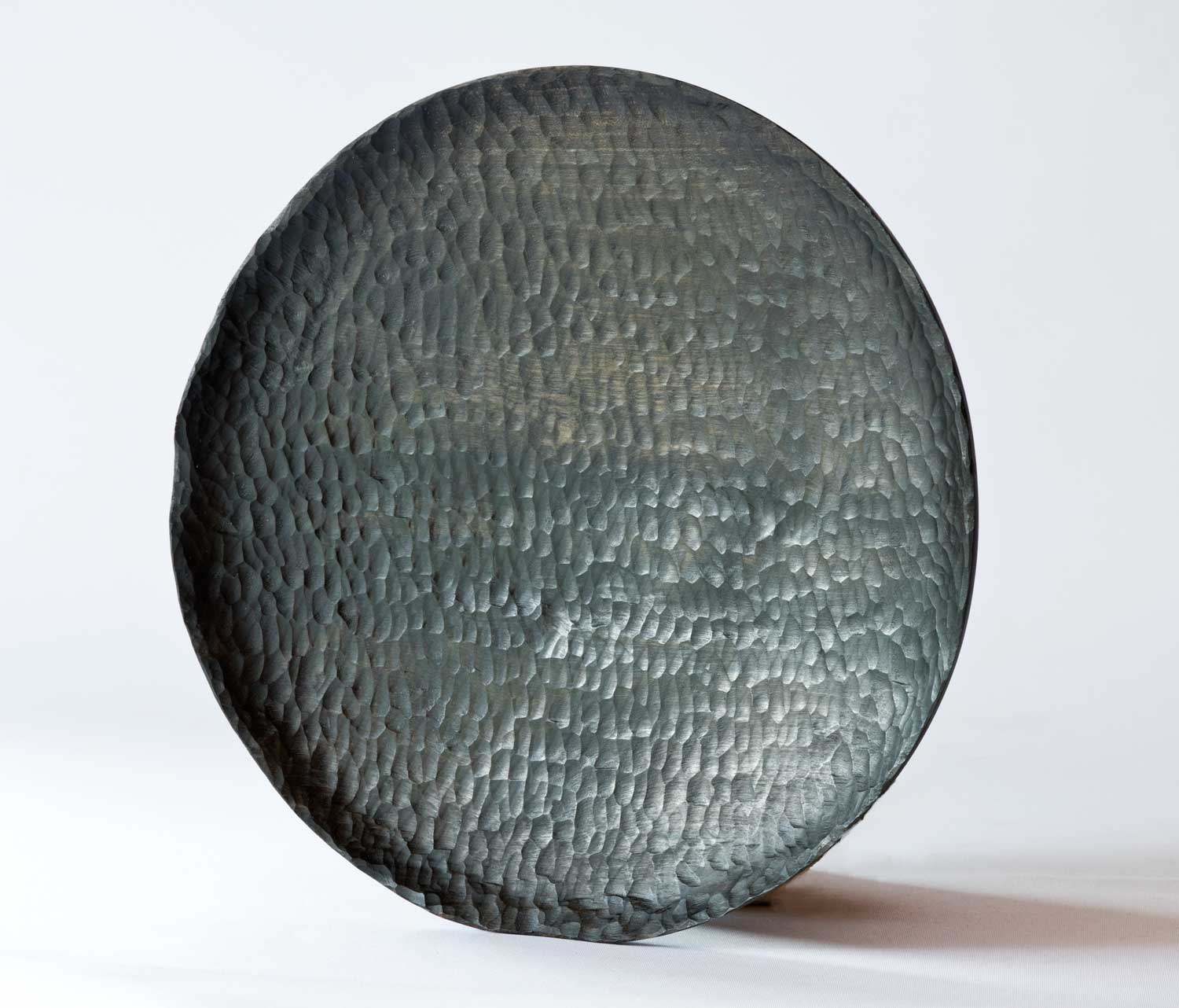 No241-Ebonised-Kanuka-Wooden-Platter Ebonised Kanuka Wooden Platter top view