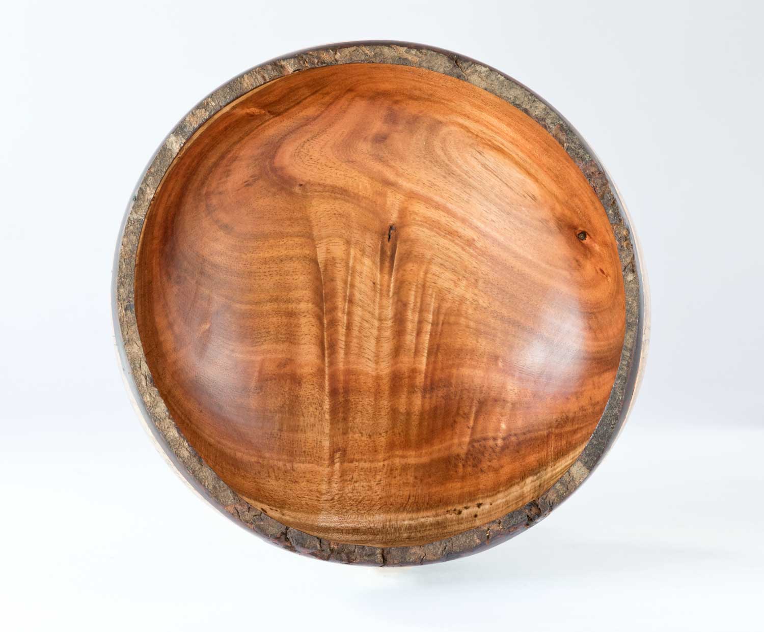 No244-Bark-Rimmed-Acacia-Bowl-2 Bark Rimmed Acacia Bowl top view