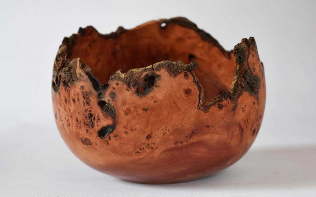Pohutukawa Burl Natural Edge Bowl No145 (2016)
