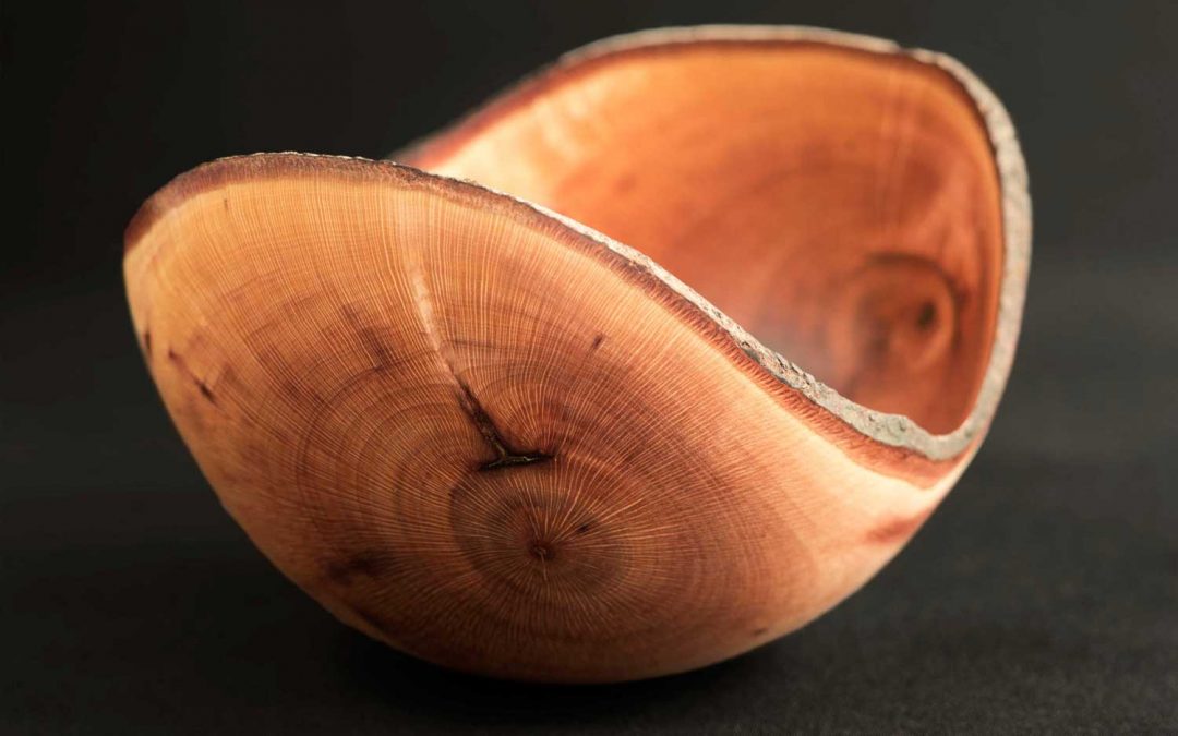 Flowing Edge Wooden Bowl No187 (2018)