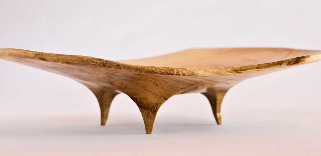 Oak Footed Platter No201 (2018)