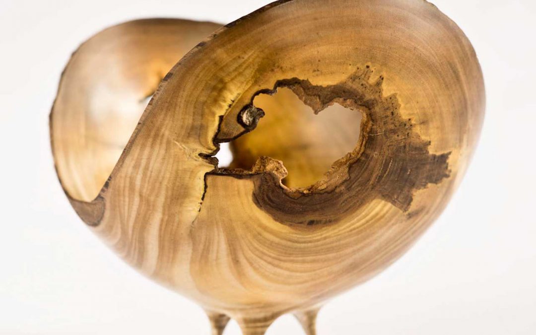 Three Legged Puriri Bowl No203 (2018)