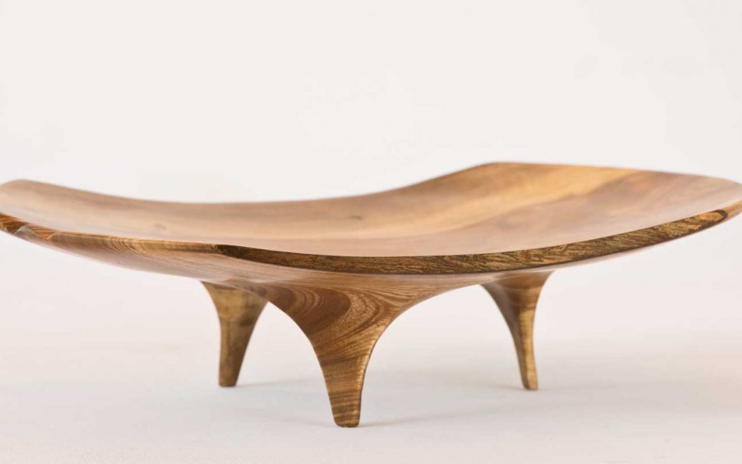 Puriri Wooden Platter No210 (2018)