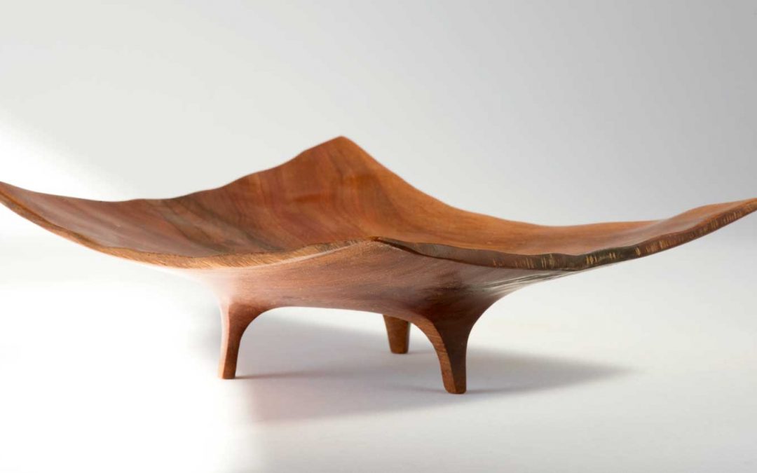 Winged Pohutukawa Platter No247 (2019)