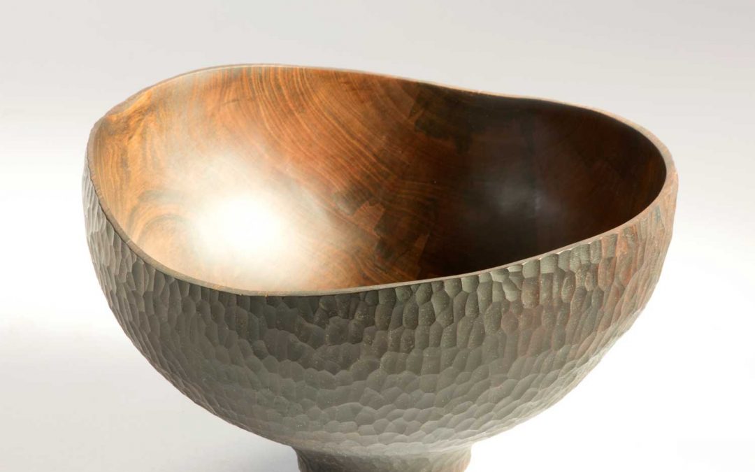 Ebonised Wooden Bowl No257 (2019)