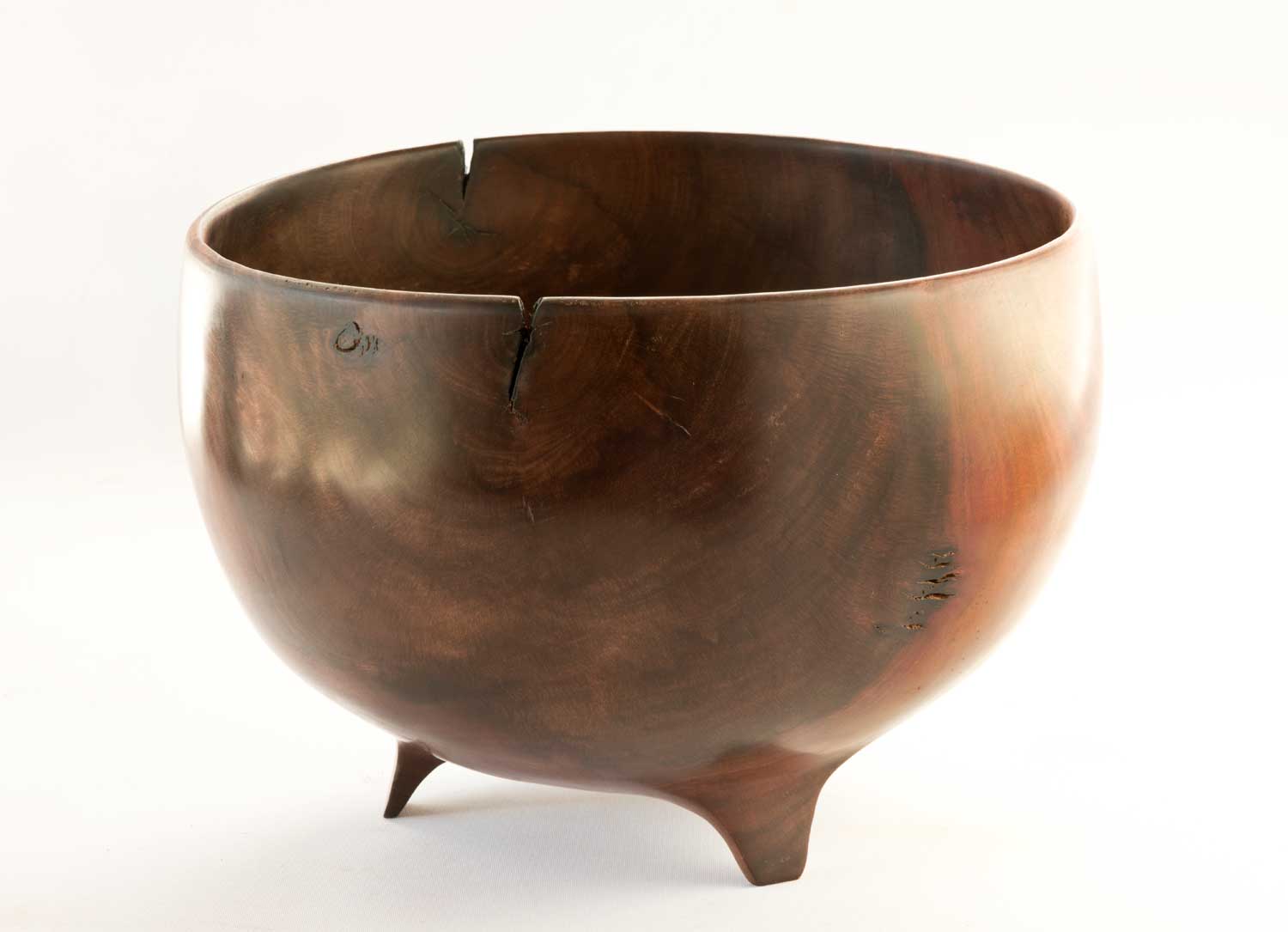 No264-Large-Pohutukawa-Three-Legged-Bowl-2 Large Pohutukawa Three Legged Bowl