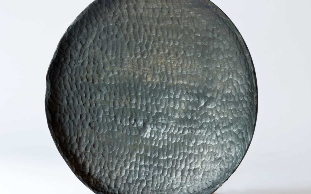 Ebonised Kanuka Wooden Platter No241 (2019)