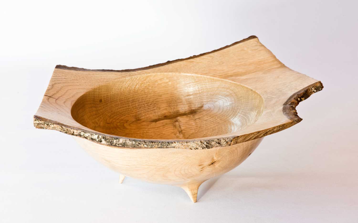 No249-fork-oak-wooden-bowl-2 Oak Wooden Bowl
