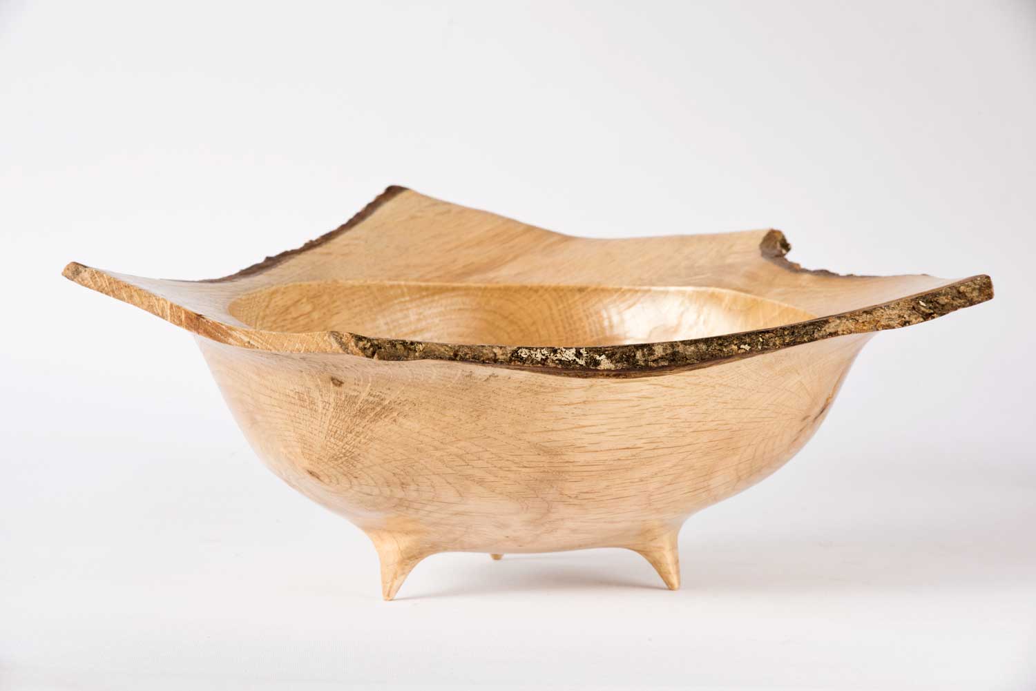 No249-fork-oak-wooden-bowl-3 Oak Wooden Bowl