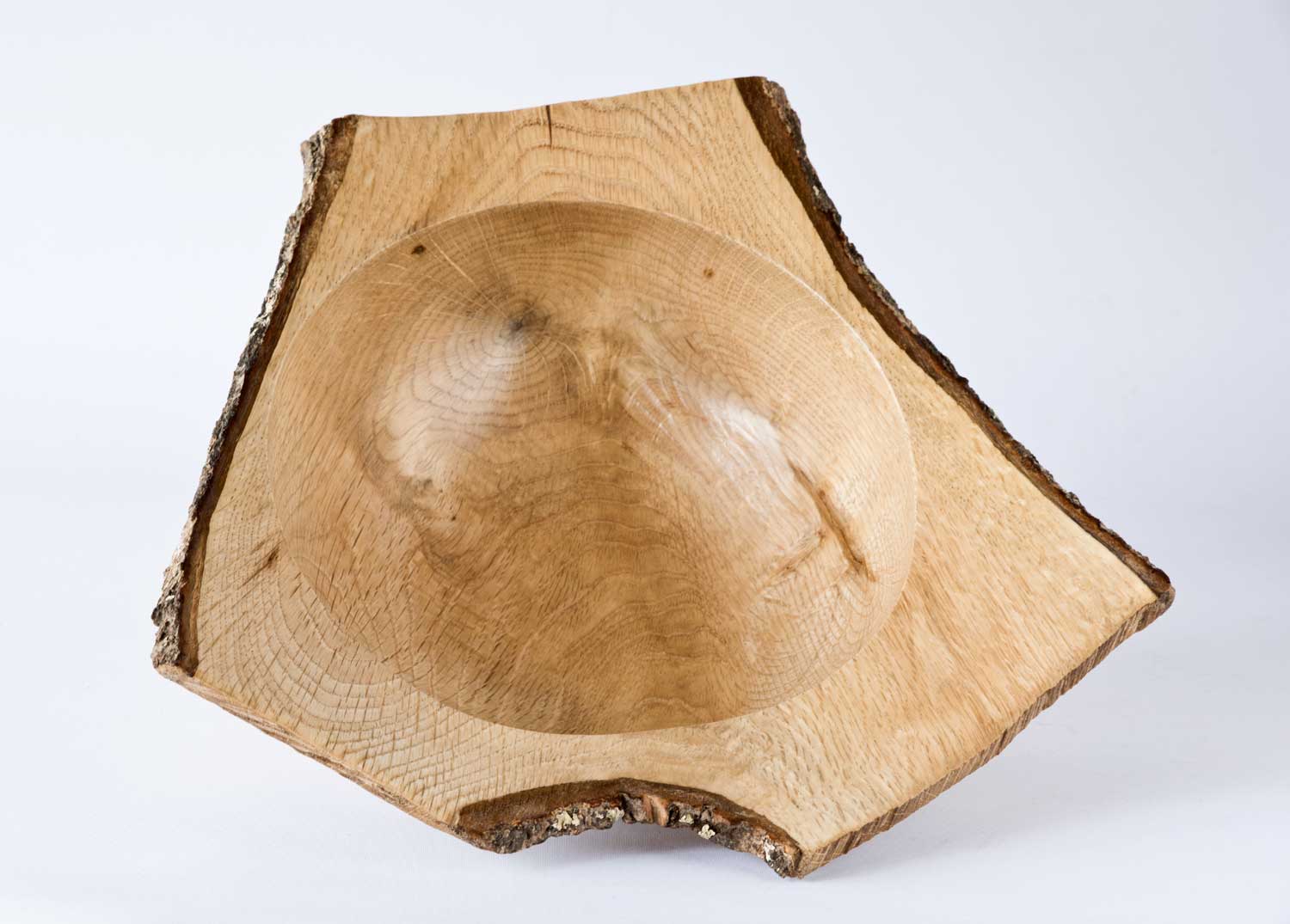 No249-fork-oak-wooden-bowl Oak Wooden Bowl