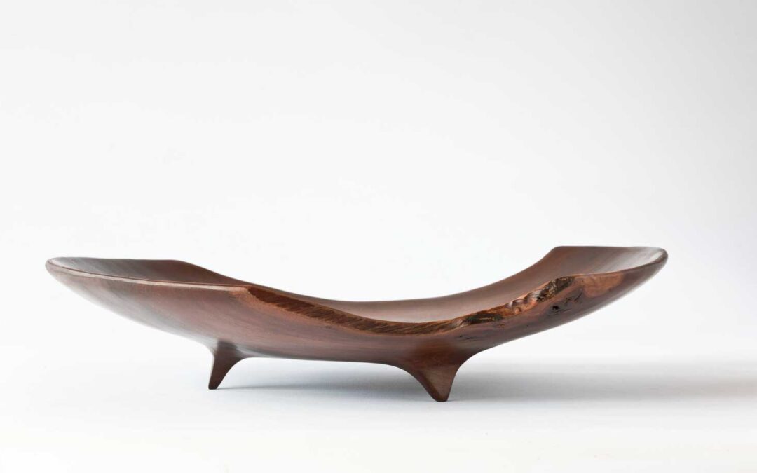 Pohutukawa Wooden Platter No297 (2020)