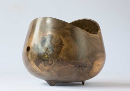 Puriri Wooden Vessel No386