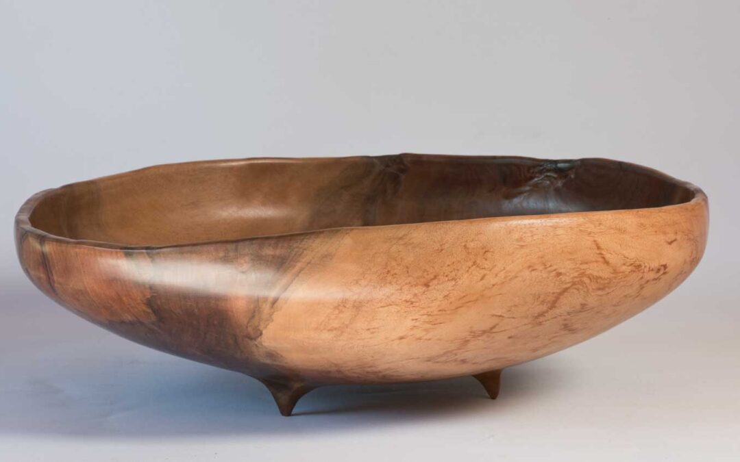 Large Pohutukawa Wooden Bowl No544 (2022)