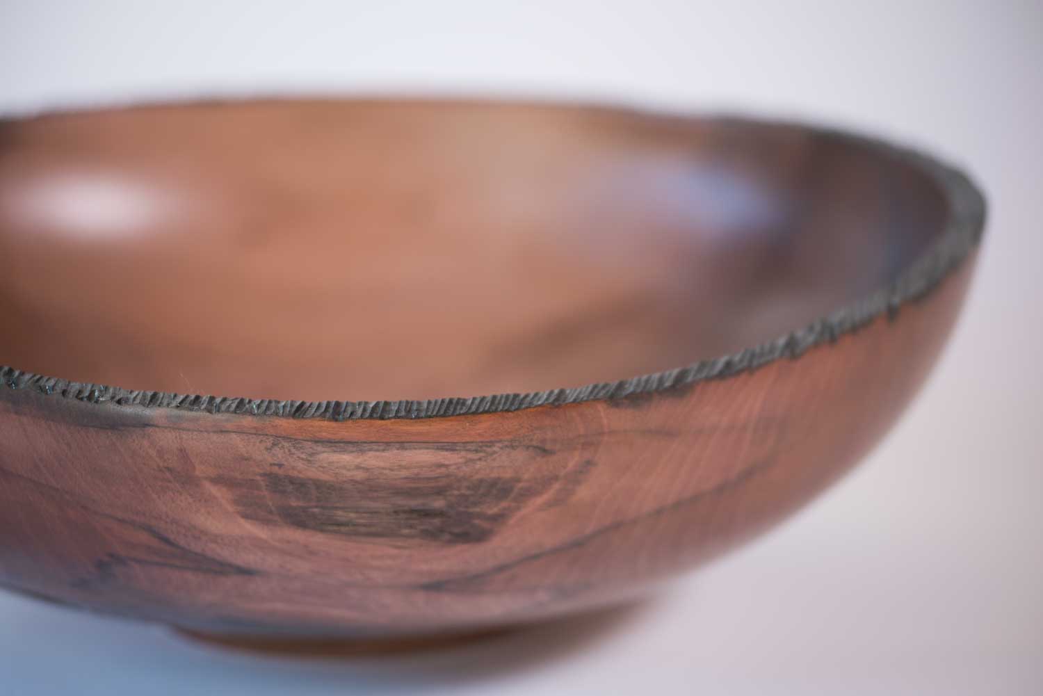 Pohutukawa-Wooden-Bowl-No572-b Three Legged Oak Wooden Bowl
