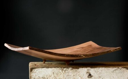 Square Edged Pohutukawa Platter No639