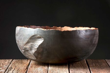 Ebonised Pohutukawa Bowl No602