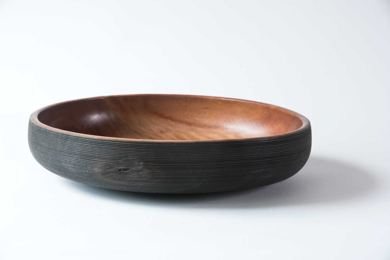 Three Legged Oak Wooden Bowl