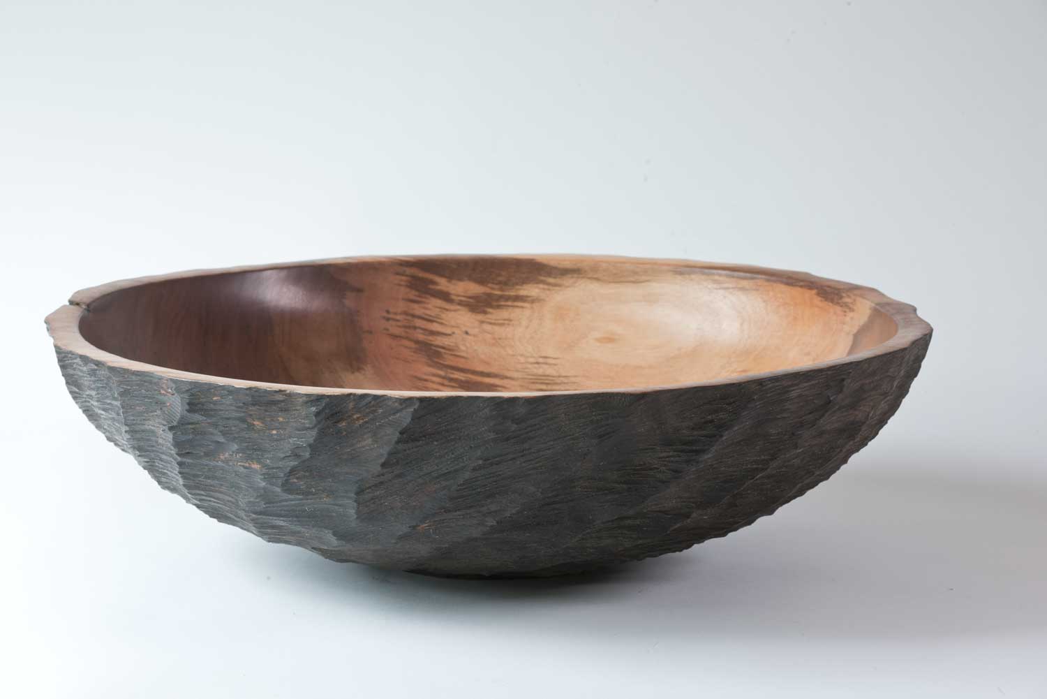 Hand-Carved-Pohutukawa-Bowl-No597-d Three Legged Oak Wooden Bowl