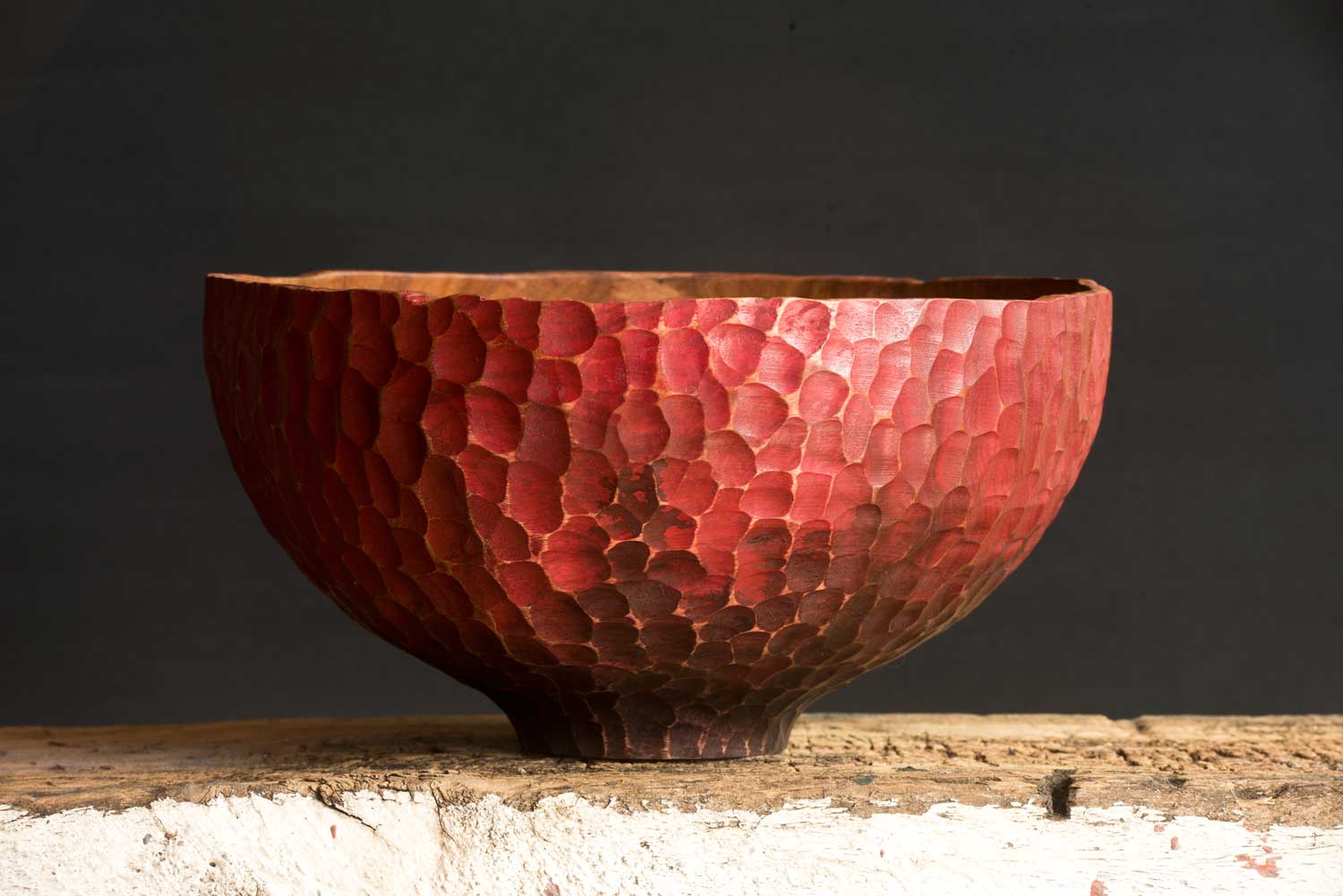 No645-Wine-Red-Wooden-Bowl-d