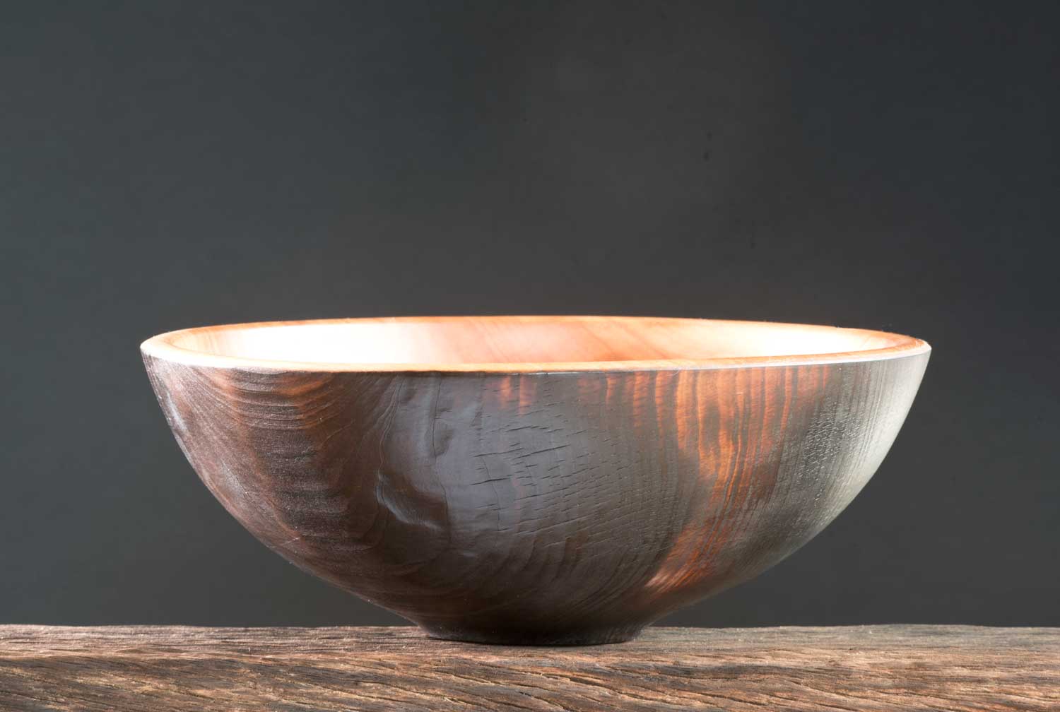 Charred-Wooden-Bowl-No681