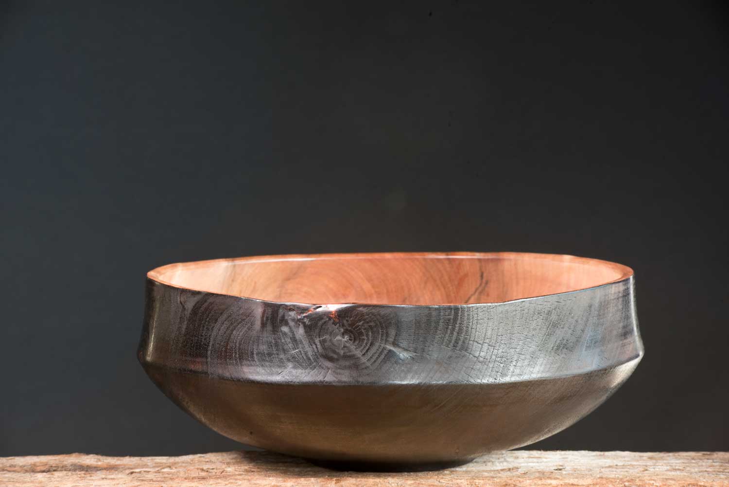 Fire-Blackened-Pohutukawa-Bowl-No676