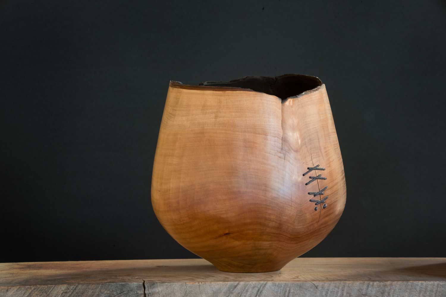 Turned-Wooden-Vessel-No703