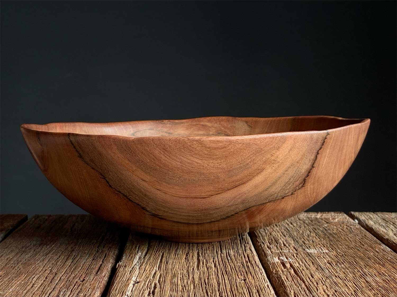Pohutukawa-Wooden-Bowl-No725