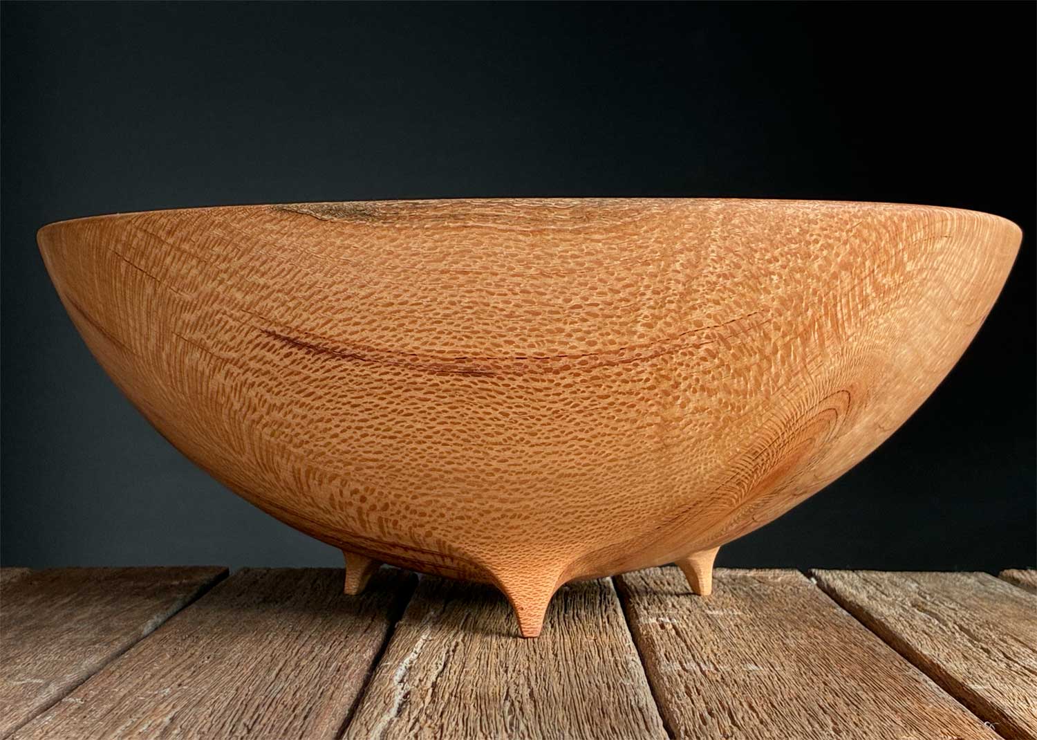 Three-Legged-Wooden-Bowl-No730