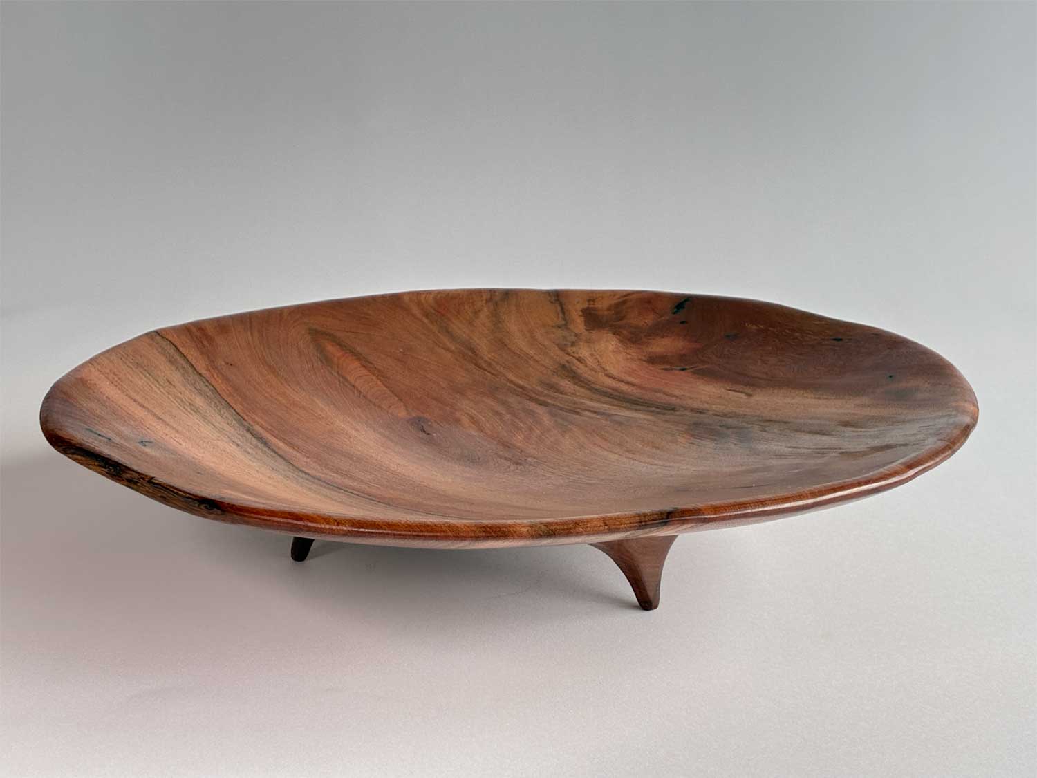 Three-Legged-Wooden-Platter-No721